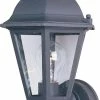 Cheap 🛒 Maxim 100W 1-Light Incandescent Wall Lantern in Black 🎁 -Cheap Maxim Lighting Store Query