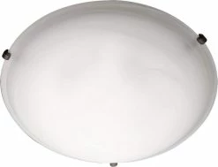 Budget ❤️ Maxim Malaga 12-1/2 x 4 in. 60 W 2-Light Medium Flush Mount Ceiling Fixture in Oil Rubbed Bronze 🔔