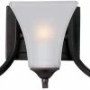 Brand new 🌟 Maxim Aurora 7 in. 100W 3-Light Bath Vanity in Oil Rubbed Bronze with Frosted Glass Shade 🔔 -Cheap Maxim Lighting Store Query 114