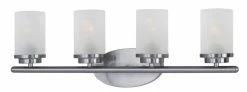 Buy 👏 Maxim Corona 4-Light Bath and Vanity Light in Satin Nickel 👏
