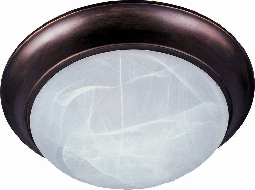 Budget π Maxim 14 in. 2-Light Flushmount in Oil Rubbed Bronze with Marble Glass Shade π₯° 3 Budget π Maxim 14 in. 2-Light Flushmount in Oil Rubbed Bronze with Marble Glass Shade π₯°
