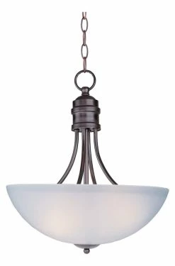 Buy 👏 Maxim Logan 60W 3-Light Pendant in Oil Rubbed Bronze 🛒
