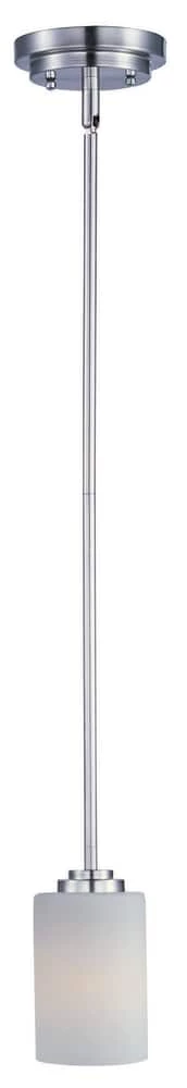 Best Pirce ✨ Maxim Deven 60W 1-Light Mini Pendant in Satin Nickel ✨
