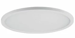 Coupon 🤩 Maxim Wafer 15 in. 36W 1-Light 3000K LED Round Flush Mount Ceiling Fixture in White 🤩