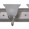 Best Sale 🎁 Maxim Essentials 3-Light 60W Bath Vanity Light in Satin Nickel 🤩 -Cheap Maxim Lighting Store Query 159