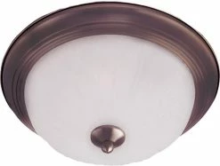 Flash Sale 😍 Maxim 75 W 1-Light Flush Mount Ceiling Fixture in Oil Rubbed Bronze 🌟
