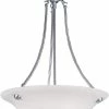 Deals ✔️ Maxim Malaga 24-1/2 in. 100 W 3-Light Medium Pendant in Satin Nickel 🔔 -Cheap Maxim Lighting Store Query 184