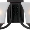 Brand new ⌛ Maxim Aurora 7 in. 100W 2-Light Bath Light in Oil Rubbed Bronze with Frosted Glass Shade ✔️ -Cheap Maxim Lighting Store Query 228