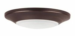 Buy 🥰 Maxim Diverse 7-1/2 in. 15W 1-Light Integrated LED Flush Mount Ceiling Fixture in Bronze 👏