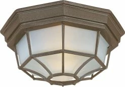 Brand new 🔔 Maxim Crown Hill 2-Light Outdoor Ceiling Mount in Rust Patina 🎁
