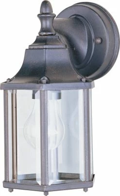 Discount 😀 Maxim Builder Cast 10 x 5-1/2 in. 60W 1-Light Outdoor Wall Lantern in Empire Bronze 🔔