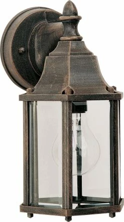 Brand new 🧨 Maxim Builder Cast 10 in. 60W Wall Mount Medium Lantern in Rust Patina 🤩
