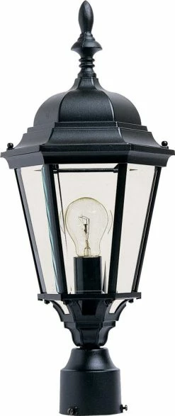 Best Sale ⭐ Maxim Westlake 100W 1-Light Post Lantern in Black 🎉