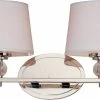 Best deal 😍 Maxim Rondo 8-3/10 in. 60W 2-Light Bath Light in Polished Nickel 🎁 -Cheap Maxim Lighting Store Query 28