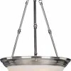 Best reviews of 🎁 Maxim Essentials 24 in. 100 W 3-Light Medium Pendant in Satin Nickel ⭐ -Cheap Maxim Lighting Store Query 297