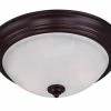 Top 10 ⭐ Maxim 15-1/2 in. Flushmount with Ice Glass Shade 🌟 -Cheap Maxim Lighting Store Query 308