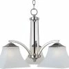 Budget ⭐ Maxim Aurora 22-1/2 in. 100W 5-Light Medium Incandescent Chandelier in Satin Nickel 😀 -Cheap Maxim Lighting Store Query 312