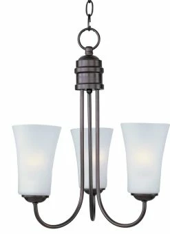 Brand new 🎉 Maxim Logan 3-Light 60W Medium E-26 Base Incandescent Chandelier in Oil Rubbed Bronze 🌟