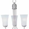 Deals 🧨 Maxim Logan 17 in. 60W 3-Light Medium Incandescent Chandelier in Satin Nickel 😍 -Cheap Maxim Lighting Store Query 316