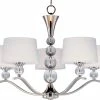 Wholesale ⭐ Maxim Rondo 31 in. 60W 5-Light Candelabra Incandescent Chandelier in Polished Nickel 😀