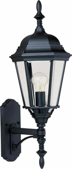 Buy 🔔 Maxim Westlake 24 x 9-1/2 in. 100W 1-Light Outdoor Wall Lantern in Black 👍