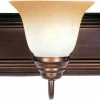 Hot Sale 🔔 Maxim Essentials 8 in. 100 W 3-Light Medium Bracket in Oil Rubbed Bronze ✔️ -Cheap Maxim Lighting Store Query 37