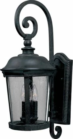 Outlet 🧨 Maxim Dover 10 in. 60 W 3-Light Candelabra Lantern in Bronze 😀