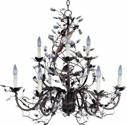 Brand new 👏 Maxim Elegante 60 W 9-Light Candelabra Chandelier in Oil Rubbed Bronze 🤩