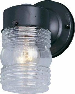 Top 10 😀 Maxim 60W 1-Light Medium E-26 Incandescent Wall Lantern in Black 👏