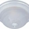 Buy 🤩 Maxim Essentials 60W 1-Light Incandescent Ceiling Light Fixture with Marble Glass in White 💯 -Cheap Maxim Lighting Store Query 449