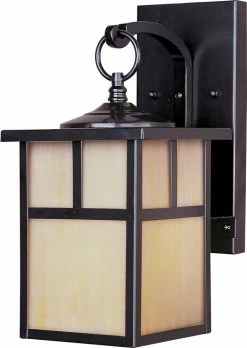 Outlet 🤩 Maxim Coldwater 100 W 1-Light Medium Lantern in Burnished ✔️