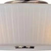 Best Pirce 👍 Maxim Finesse 13-1/4 in. 3-Light Flushmount in Satin Nickel with Frosted Glass Shade 😍 -Cheap Maxim Lighting Store Query 465