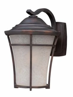 New 👏 Maxim Balboa 12W 1-Light Medium E-26 LED Outdoor Wall Sconce in Copper Oxide ❤️