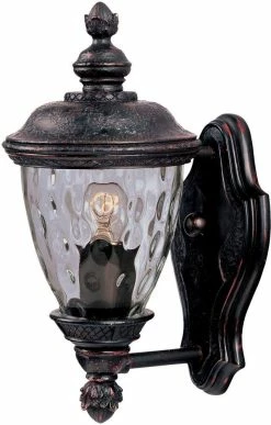 Cheap ⌛ Maxim Carriage House 12-1/2 x 6 in. 60W 1-Light Outdoor Wall Lantern in Oriental Bronze 👏