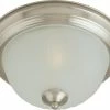 Discount 👍 Maxim 60W 3-Light Incandescent Ceiling Light Fixture in Satin Nickel ❤️ -Cheap Maxim Lighting Store Query 486