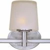 Best Pirce ⭐ Maxim Finesse 8-4/5 in. 100W 3-Light Bath Light in Satin Nickel with Frosted Glass Shade 🔥 -Cheap Maxim Lighting Store Query 496