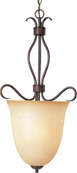 Hot Sale 🛒 Maxim 60W 4-Light Pendant in Oil Rubbed Bronze 🥰