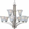 Cheap ⭐ Maxim Aurora 31-1/2 in. 100W 5-Light Medium Incandescent Chandelier in Satin Nickel 💯 -Cheap Maxim Lighting Store Query 506