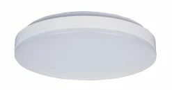 Best Sale 💯 Maxim Profile 8W 1-Light LED Ceiling Light Fixture with Glass in White 👍