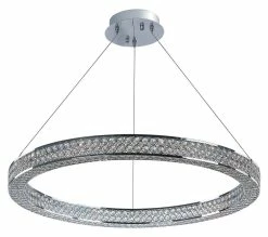 Brand new 🛒 Maxim Eternity 15W 1-Light Integrated LED Pendant in Polished Chrome 💯