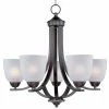 Best Pirce 🔥 Maxim Bel 60W 5-Light Incandescent Chandelier in Oil Rubbed Bronze 🔥