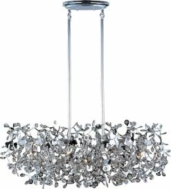 Promo 🌟 Maxim Comet 7-Light G9 Base Pendant in Polished Chrome ✨