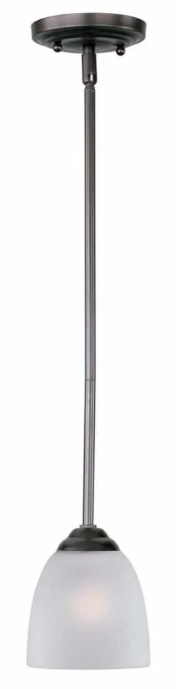 Promo 🔔 Maxim 60W 1-Light Pendant in Oil Rubbed Bronze 🎉