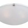 New 🎉 Maxim Malaga 60W 3-Light Flushmount Ceiling Fixture in Satin Nickel 😍 -Cheap Maxim Lighting Store Query 572
