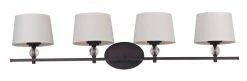 Buy 🥰 Maxim Rondo 8-1/4 in. 60W 4-Light Wall Mount Candelabra E-12 Incandescent Bath Light in Oil Rubbed Bronze 🔥