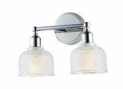 Best deal 😉 Maxim Hollow 60W 2-Light Medium E-26 Incandescent Vanity Fixture in Polished Chrome ⌛