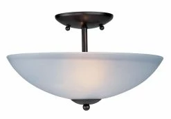 Flash Sale 🛒 Maxim 60W 2-Light Incandescent Medium Ceiling Light in Oil Rubbed Bronze 🌟