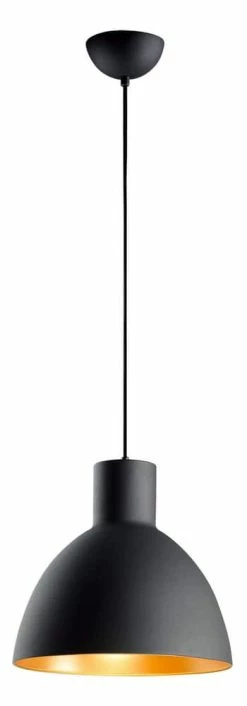 Top 10 🤩 Maxim Cora 60W 1-Light Medium E-26 Incandescent Pendant in Black with Gold 😀