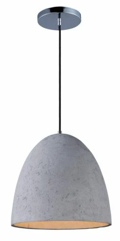 Cheapest 🌟 Maxim Crete 16W 1-Light Medium E-26 LED Pendant in Polished Chrome 🔥