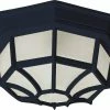 Discount 🎁 Maxim Crown Hill 9W 1-Light LED Outdoor Ceiling Fixture in Black 🛒 -Cheap Maxim Lighting Store Query 597